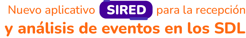 Nuevo aplicativo SIRED para la recepción y análisis de eventos en los SDL.