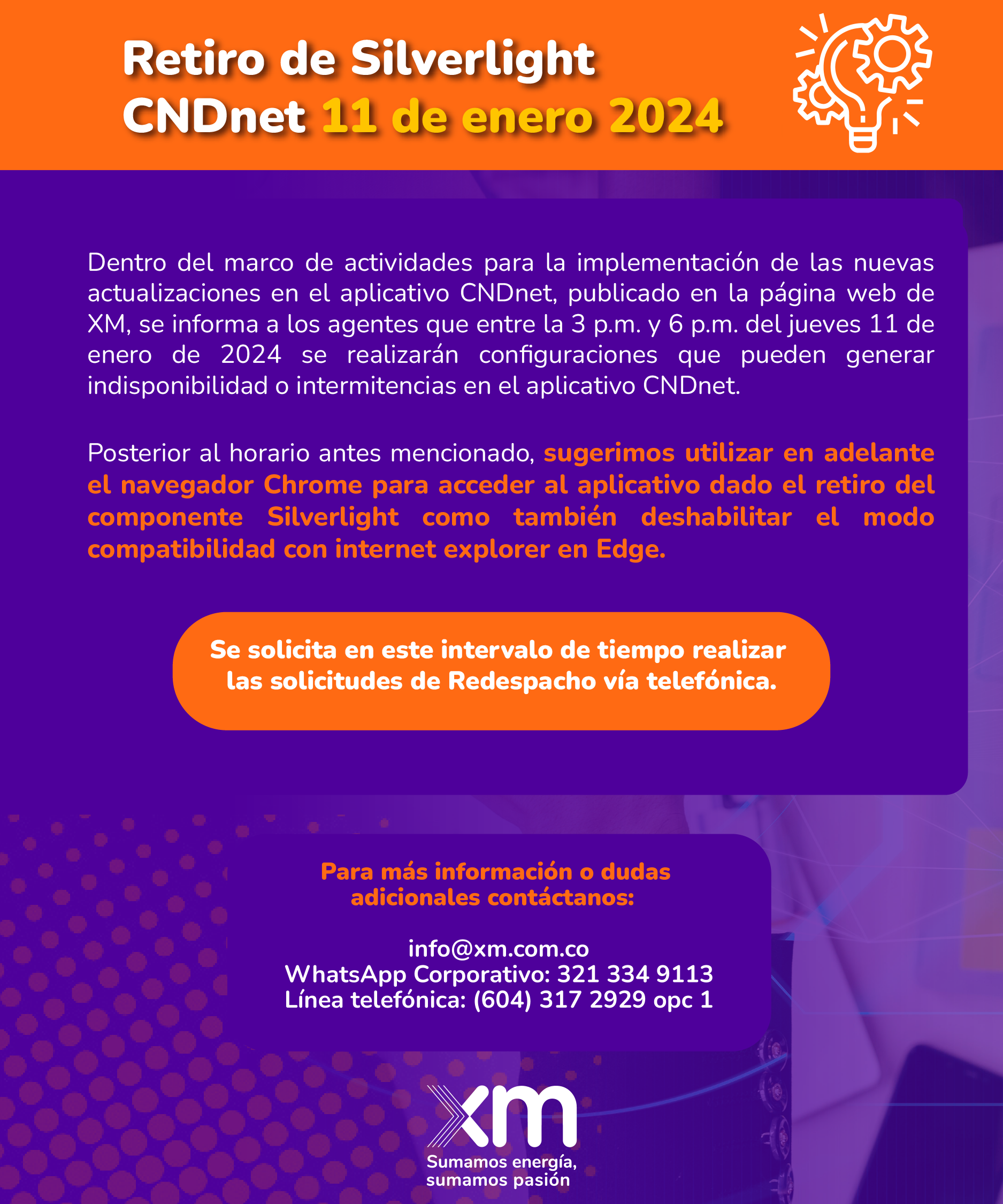 Actualización CNDnet