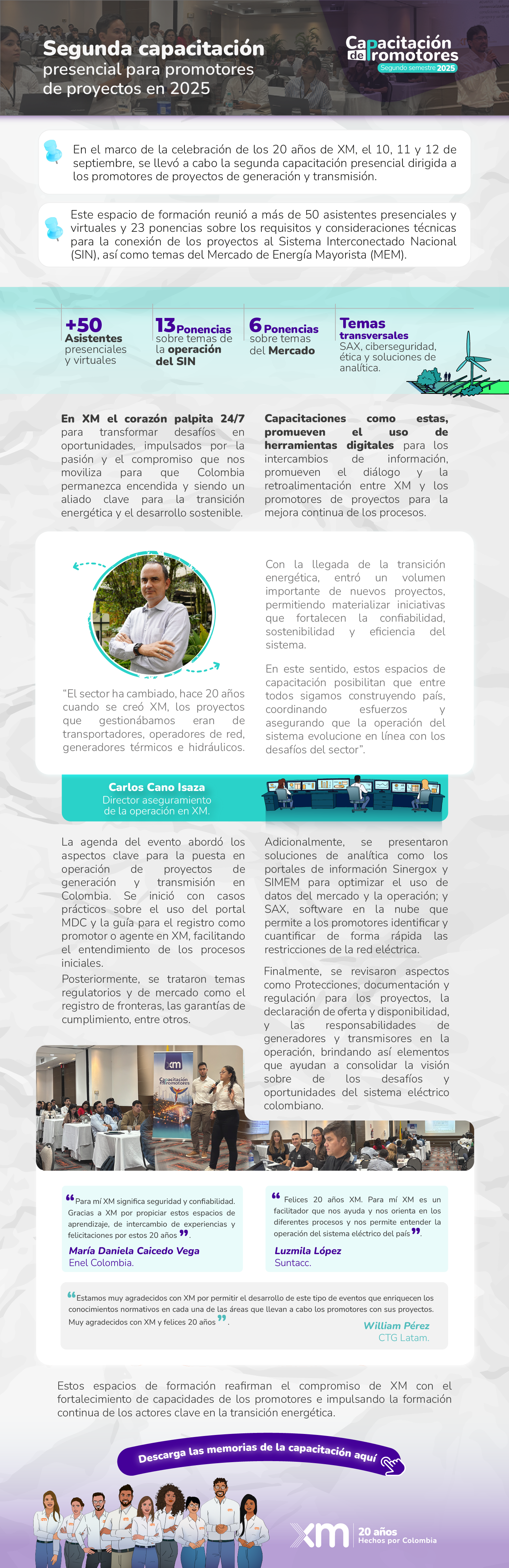 Newsletter capacitación promotores segundo semestre - 2025