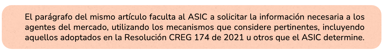 ASIC publica formatos e instructivo para el reporte de excedentes de Comunidades Energéticas