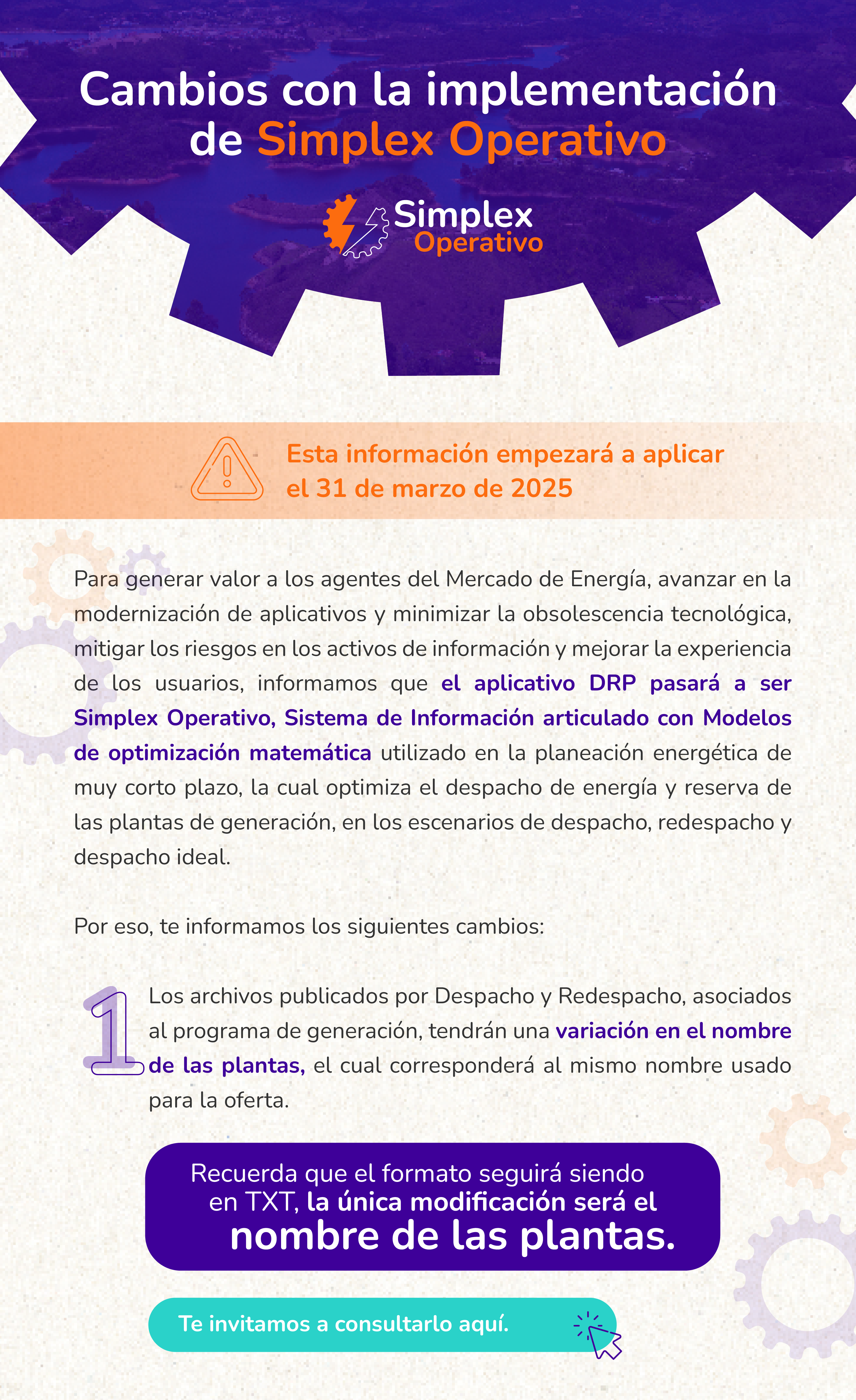 ¡Conoce los cambios con la implementación de Simplex Operativo!