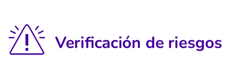 Verificación de riesgos