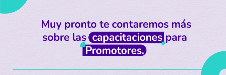 Prográmate para las Capacitaciones de Promotores del 2025